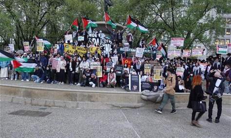 تظاهرة في نيويورك..صرخةُ في وجه العدوان على فلسطين