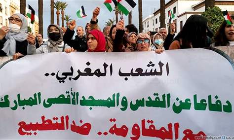 حقوقيون مغاربة : &quot;فلسطين أمانة والتطبيع خيانة&quot;