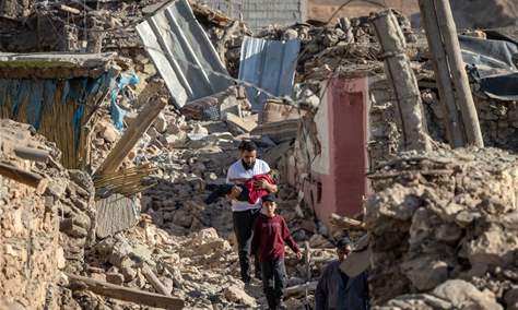 ارتفاع حصيلة ضحايا الزلزال المدمر في المغرب