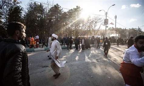 أكثر من 100 قتيل في انفجارين بجنوب إيران تزامنا مع إحياء ذكرى سليماني