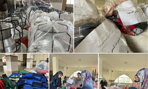 المؤسسات الرعائية في جمعية المبرّات الخيرية  توزع مستلزمات شتوية متنوعة على أبنائها الأيتام 