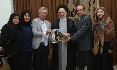 سماحة العلامة السيد علي فضل الله استقبل وفد معرض&quot;هلا صور&quot; والعميد بشروش