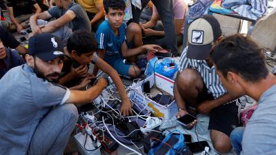  العدو الاسرائيلي يقطع الانترنت والاتصالات عن قطاع غزة. طوفان الأقصى. قناة الايمان الفضائية